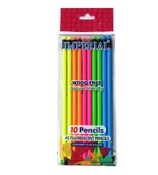 Wholesale - 10pk FLOURESCENT PENCIL C/P 36, UPC: 840929015118